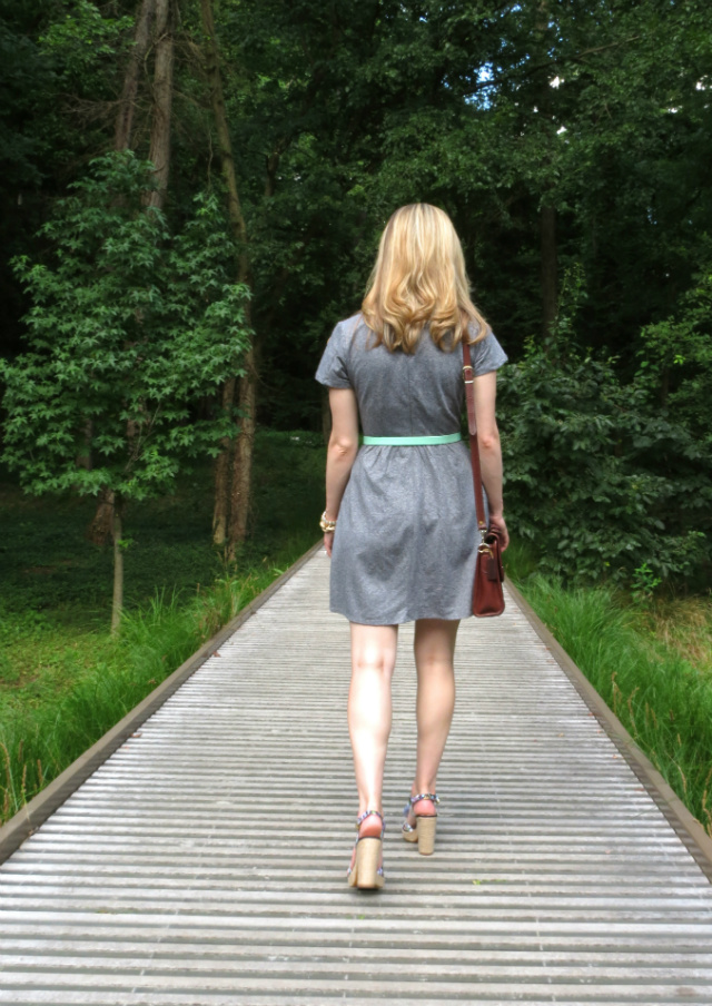 forever 21 dress, Tahari sandals, Oasap retro sunglasses, Coach bag from eBay, 100 acre art and nature park