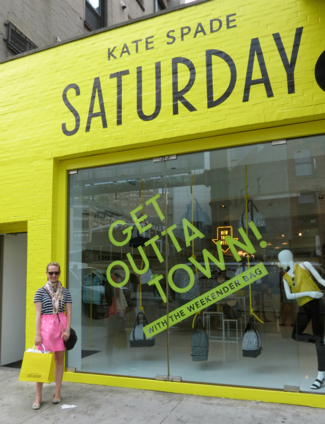 kate spade saturday pop up, meatpacking district nyc
