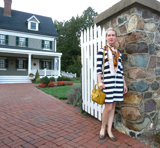 c wonder striped dress, phillip lim for target scarf, phillip lim mini satchel, j crew pave link bracelet