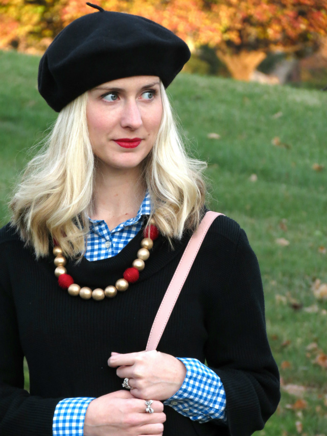 how to wear a beret, indianapolis circle of lights, sylca designs, calvin klein boots, nars cruella, bow ring