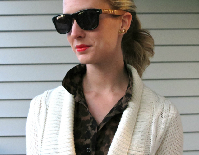target cardigan, h&m leopard dress, solo sunglasses, law school style, indianapolis style blog