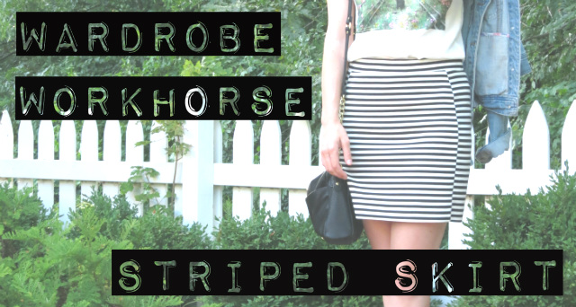 striped skirt, striped mini skirt, outfit with striped skirt, one skirt many ways