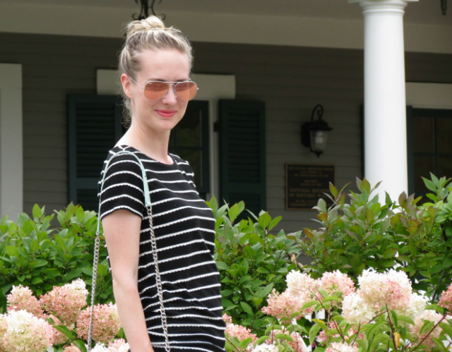 rebecca minkoff mac bag, pink mirrored ray ban aviators, target floral sneakers, american eagle jeggings