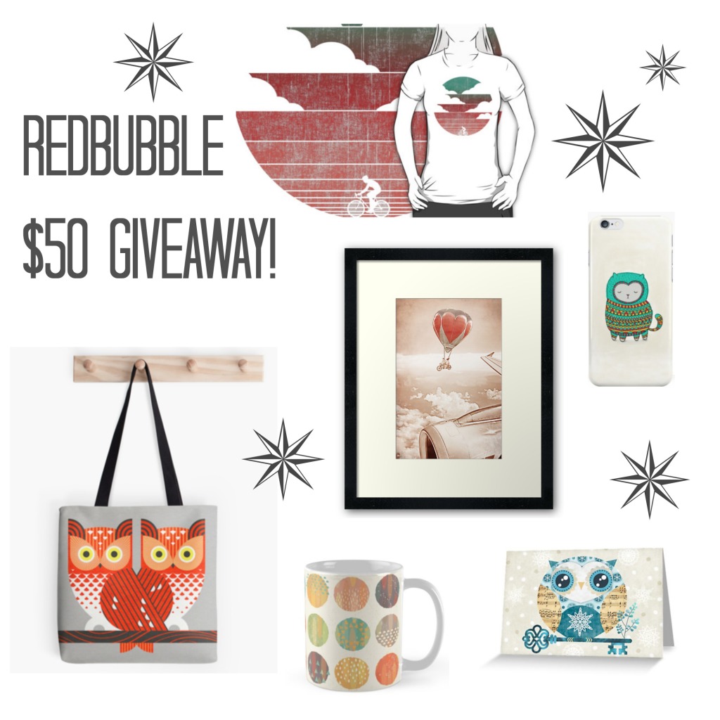 holiday giveaway, redbubble giveaway, gift ideas 2014, unique gifts 2014