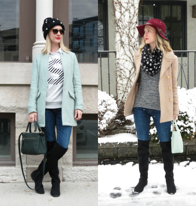 how to wear over the knee boots, otk boots outfit ideas, how to style tall boots