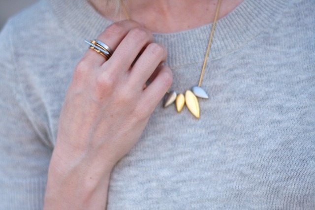 Madewell jewelry, mixed metals