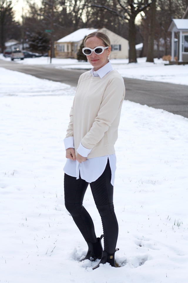 neutral outfit, white and cream, sustainable fashion brands