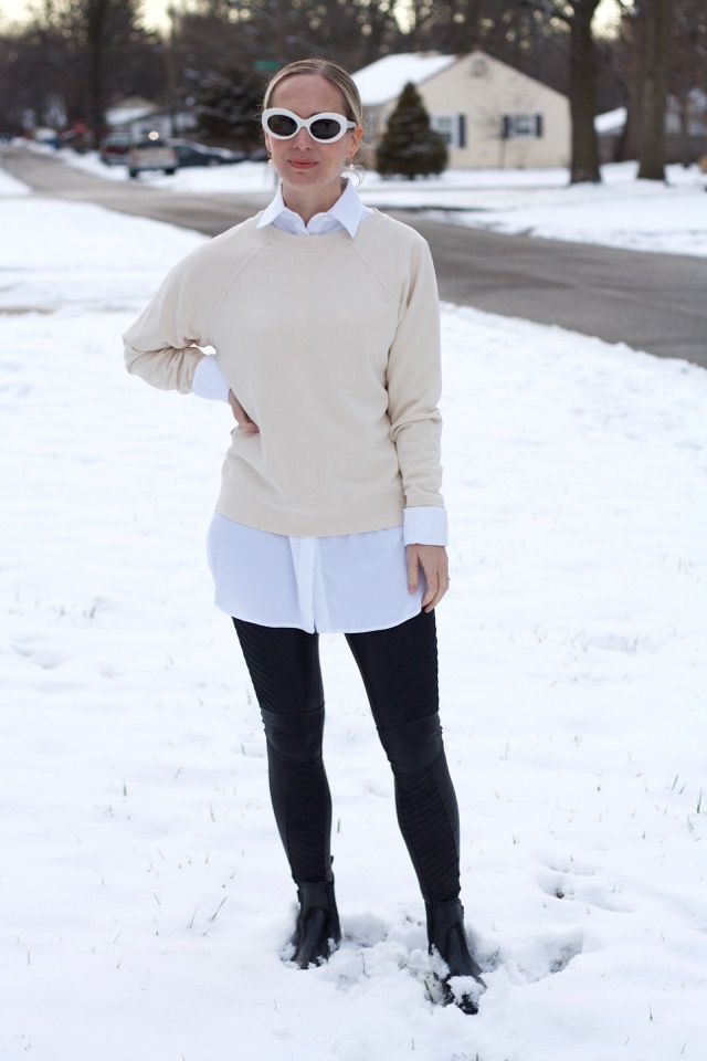 neutral outfit, white and cream, sustainable fashion brands