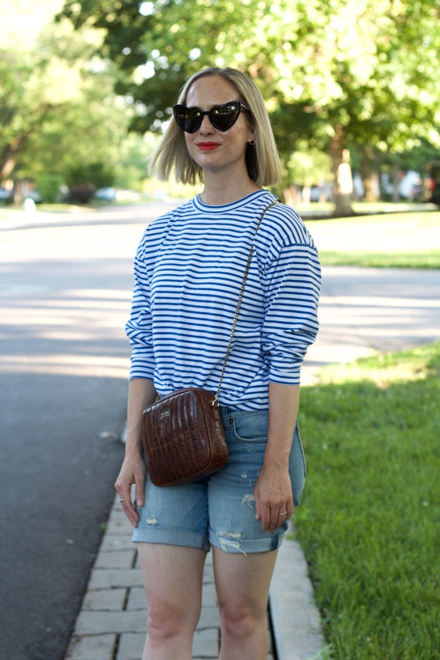 ayr french fry tee, Chanel quilted flats