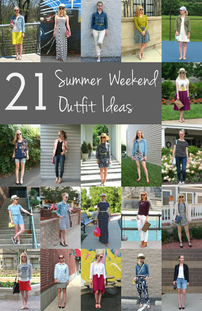 21 SUMMER WEEKEND OUTFIT IDEAS
