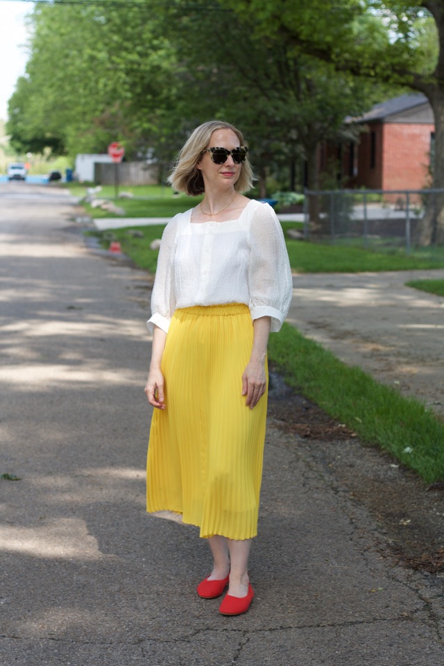 cupro sustainable fabric, maxi skirt outfit